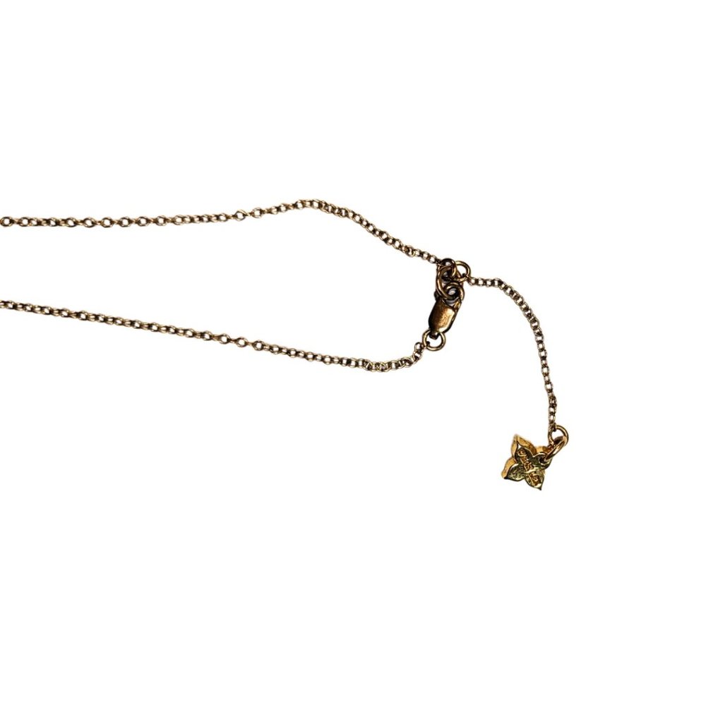 Wear Lex Handmade Gold Tone Green Crystal Amulet Pendant Artisan Necklace - Picture 7 of 8